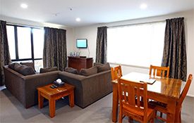 Premium 2-Bedroom Unit living area